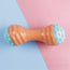 Pet Color blocked Barbell Dog Toys Grinding Teeth Cleaning Dog Toys Chewing Bite Toys Wholesale Dog Supplies