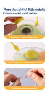 Senye Pet Toys Cat Fun Stick Pet Supplies Tumbler Self-Hei Breezing Cat Toys Cat Fun Kitten Supplies