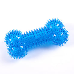 Pet toys for dogs, resistant to biting and grinding teeth, clean teeth with spines, sound producing bones, cross-border new dog toys