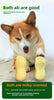 Amazon Hot-Selling Dog Toy Sound-Producing Boredom-Relief Vinyl Realistic Peanut Interactive Chew Toy for Small and Medium-Sized Dogs