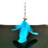Cat teasing stick for head changing toys cross-border Amazon feather replacement head chicken feather replacement head cat toy manufacturer