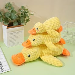 Dog Toys Plush Sleeping Ducks Resistant to Bite and Grind Teeth Soothing Pet Toys Stormtrooper Ducks Small Dog Toys