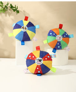 Cross border new product ribbon ringing sound pet plush toys ball ball training dog toys pet supplies wholesale - PetxClub