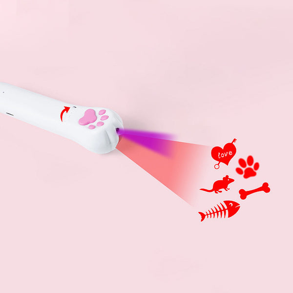 purple-light-red-projection